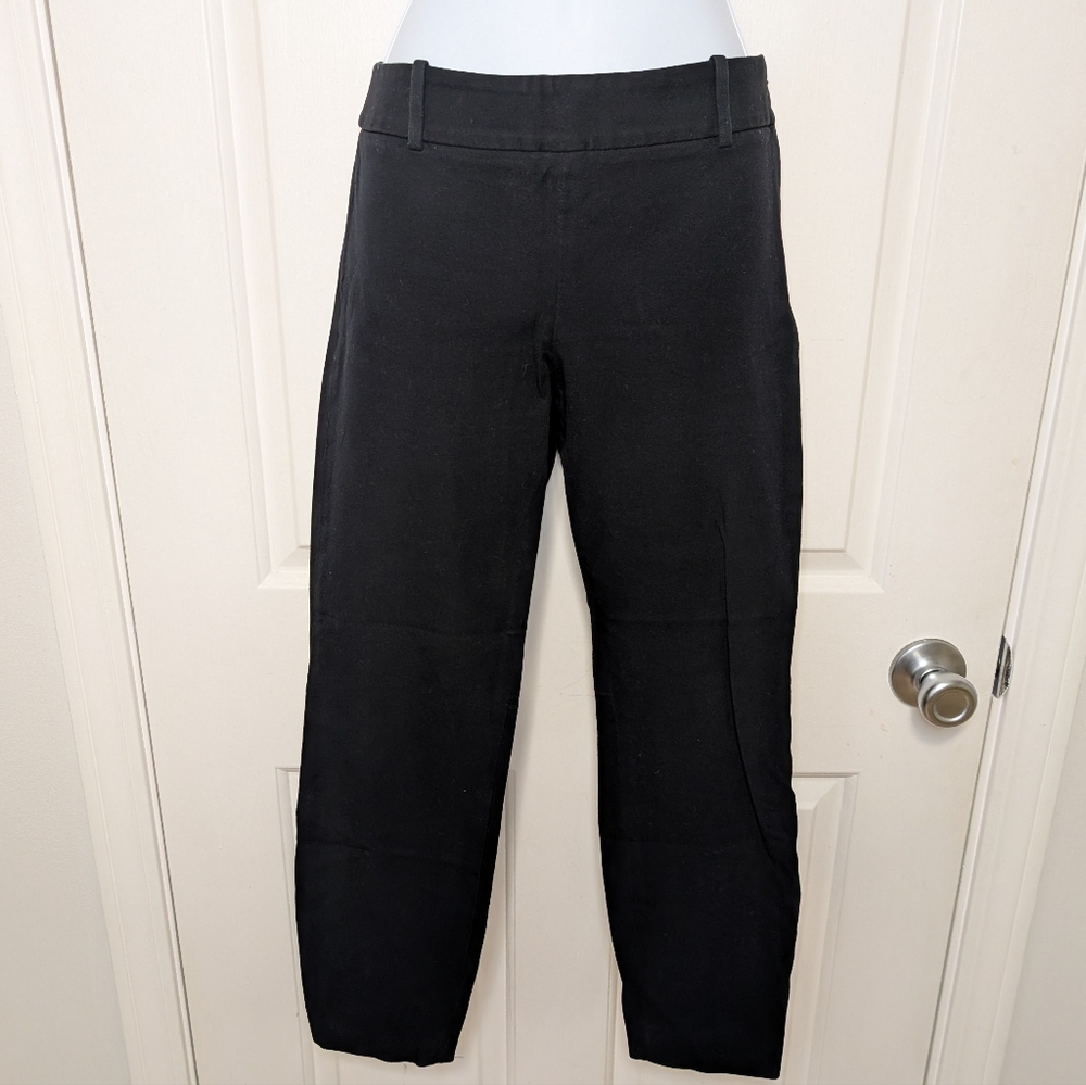 J. Crew Women's Black Straight Leg Pants